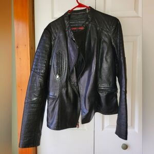 Marc New York Andrew Marc Leather Moto Jacket